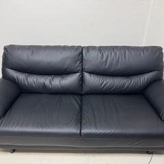 ニトリ　合皮　ソファーの画像