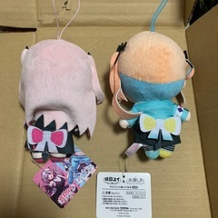 結目ユイ＆水瀬しあ マスコットぬいぐるみの画像