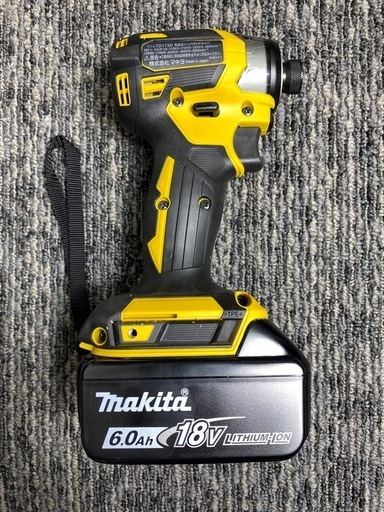 【開封品】 【未使用】 【店頭引取限定】MAKITA（マキタ）充電式インパクトドライバ TD173DGXFY 48,400円