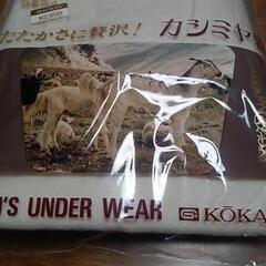 カシミヤ長袖U首の画像