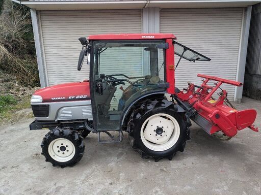 鹿児島発ヤンマー22馬力トラクターEF222キャビンパワステモンロー