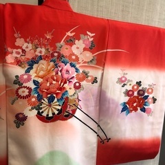 お宮参りの着物の画像