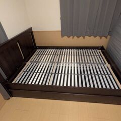 IKEA 収納つきベッドフレーム一式の画像