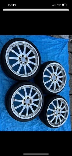 交渉中　カールソン　20インチ　1/11  4本アルミホイールタイヤセット