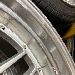 大人気！深リム メッシュ系 20インチ 4本アルミホイールタイヤセットの画像