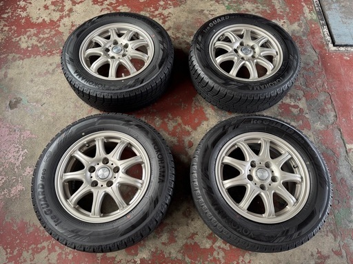 スタッドレスタイヤ15インチ ヨコハマ 4本セット