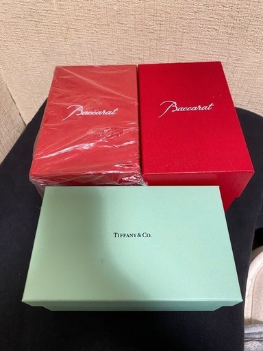 Tiffany バカラ　グラス