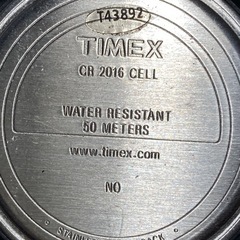 話し中TIMEX EXPEDITION INDIGLO WR 50M 稼働品の画像