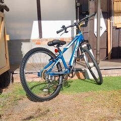※　　取引終了　　　※  　　　　　　　　　　　　　　　　　　　　　　　　　　　　TREK トレック　MT-220　マウンテンバイク　MTB　ジュニア　青色 7S　中古の画像
