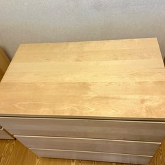 IKEA MALM マルム　チェスト(スライドレール式) 注釈ありの画像