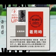 BELMISE スリムレギンス アンティークグレーの画像