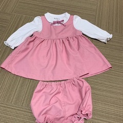 ツイードワンピース　フォーマル　80cm  入園式の画像