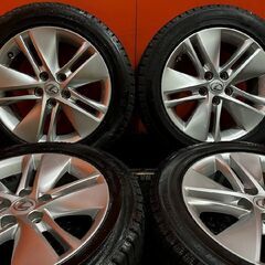 【BS ICEPARTNER2 215/55R17】スタッドレス【LEXUS レクサスHS 純正ホイール 17インチ 7J5H114.3+39】バリ溝 クラウン　(KTO259)