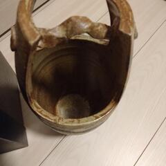 最終値下げ　信楽焼　花瓶の画像