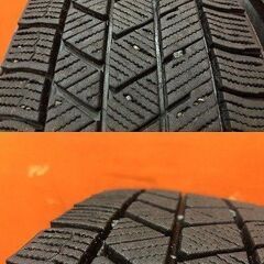 【BS BLIZZAK VRX3 165/65R14】スタッドレス【SIBILLA NEXT WS 14インチ 5.5J4HPCD100+42】21年製 バリ溝 ルーミー トール等　(KTL305)の画像