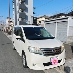 日産セレナ DBA-C26 H24 (2012) 8人乗り、スマ...