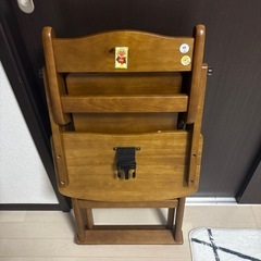 ワンタッチハイチェア ベビーチェアの画像