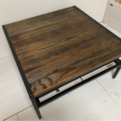 【美品】ローテーブル 木製 ヴィンテージ 正方形 80cm