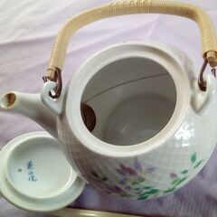 急須B  花柄  ティーポット teapot 中古の画像