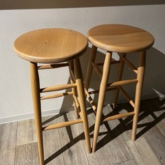 カウンターチェアセット（バラも対応します）の画像