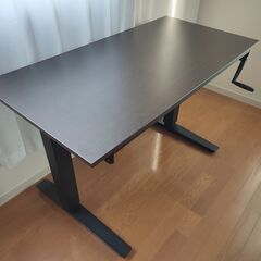 ニトリ 昇降デスク (マーフィー2 120 WH) (neoz23) 黒石の