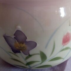 急須D  花柄  ティーポット teapot 中古の画像