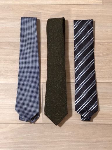 ブランドネクタイ3品セット