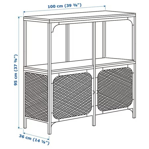 IKEA FJÄLLBO フィエルボ アイアン棚