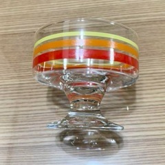 アイスクリームグラス　昭和レトロの画像
