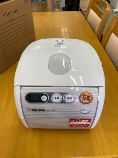 【リサイクルショップ　ピカソ　小松原】 2022年製 象印 ZOJIRUSHI 3合 炊飯器 極め炊き NS-NF05 ★2890★