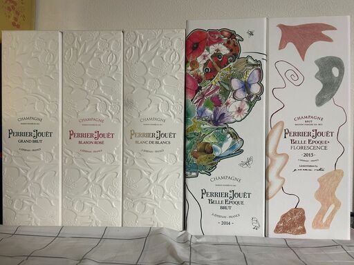 【PERRIER - JOUET】ペリエジュエ5種5本、全て箱付き【シャンパン】