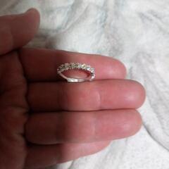 ≒j→→→m17-32★黄金の華フリーサイズ 花冠デイジー プラチナ仕上 925シルバーリング 誕生日プレゼント旅行連休冬初春ギフト国内発送の画像