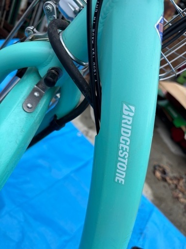 RIDGESTONE 電動アシスト自転車 ミントグリーン
