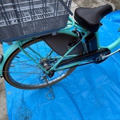 ねねな　電動アシスト自転車 ミントグリーン 2人乗り ねねな様専用 電動アシスト自転車 ミントグリーン 2人乗り