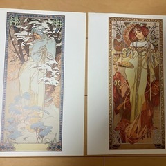 朝日新聞　額絵シリーズ　アルフォンス・ミュシャの画像