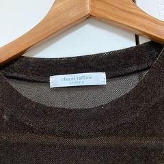 ショコラフィネローブカットソーの画像