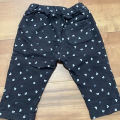 長ズボン　80 ハート柄の画像