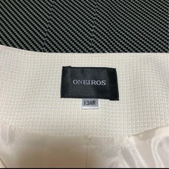 高島屋 【ONEIROS 】入園式 入学式 フォーマル　セットアップ　白　13号の画像