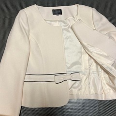 高島屋 【ONEIROS 】入園式 入学式 フォーマル　セットアップ　白　13号の画像