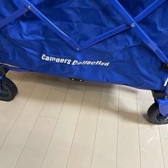 新品未使用 山善　キャンパーズコレクション 深型 キャリーワゴン カート 折りたたみ 収束型  コンパクト収納 アウトドアワゴンの画像