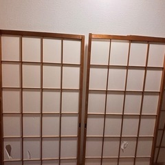 古民家 2枚◆ヴィンテージ◆しっかりとした造りの古い木製◆建具 引き戸 レトロ ガレージ 倉庫、枠付無 北区赤羽西で手渡し、取り引き制限の画像
