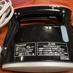 パナソニック　スチームアイロンの画像