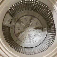 洗濯機ハイアール4.5k➕1人用こたつ(天秤に汚れあり)の画像