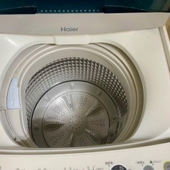洗濯機ハイアール4.5k➕1人用こたつ(天秤に汚れあり)の画像