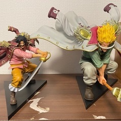 一番くじ　ワンピース　ロジャー＆白ひげフィギュア