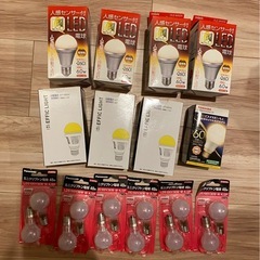 未使用 電球　LED 人感