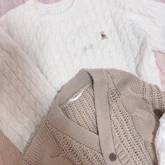 冬物ベージュ系セットの画像