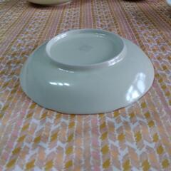 萩焼　ぶどう柄　中皿　４枚セットの画像