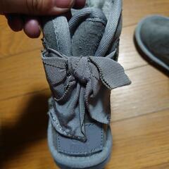 新品未使用ORientalTRafficキッズムートンブーツの画像