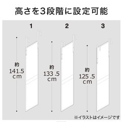 壁掛けミラーの画像